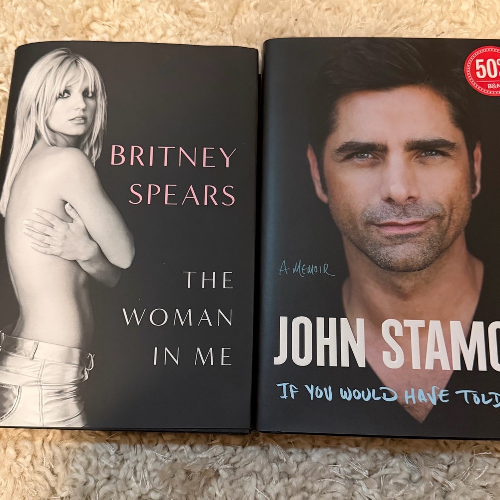 Britney Spears and John Stamos Memoir Set